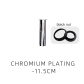 Chrome 115 Black nut