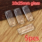 10x25mm glass 5pcs