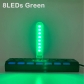 8LEDs Green