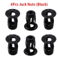 Nut (6Pcs) Black