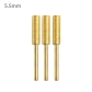 3pcs 5.5mm gold